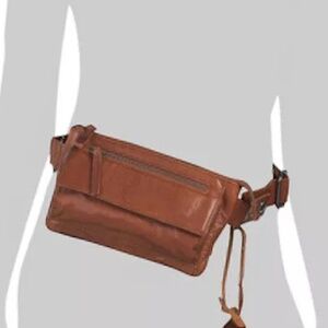Spikes & Sparrow Brandy Leather Waist Bag